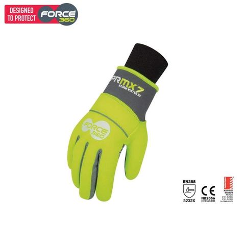 Force360 MX7 Storm Hi-Vis Mechanics Glove-2XL