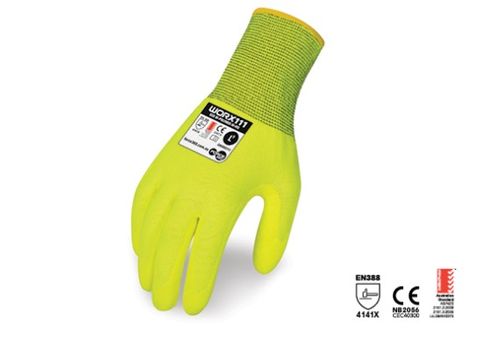 Force360 Hi-Vis Yellow Bi-Polymer Glove
