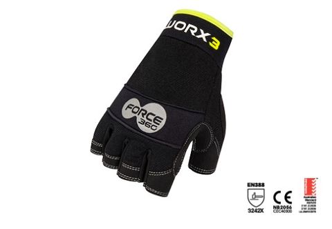 Force360 Worx 3 Original Mechanics Fingerless Glove