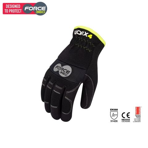 Force360 Worx 4 Original Fast Fit Mechanics Glove