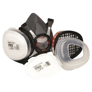 TRADIES KIT HALF MASK WITH A1P2 CARTRIDGES BLISTER