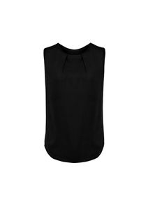 LADIES ESTELLE PLEAT BLOUSE -6   -BLACK