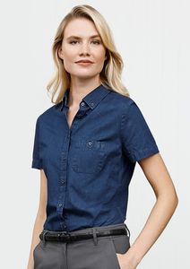 Indie Ladies S/S Shirt                            -8  -BLUE