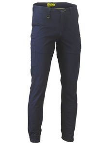 Bisley Mens Stretch Cotton Drill Cargo Cuffed Pant
