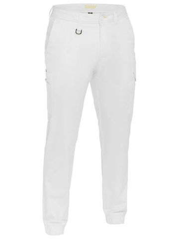 Bisley Mens Stretch Cotton Drill Cargo Cuffed Pant