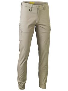 Bisley Mens Stretch Cotton Drill Cargo Cuffed Pant