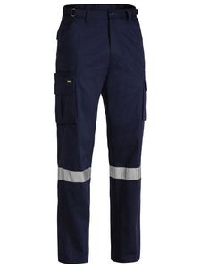 Bisley 8 Pocket Cargo Pant 3M Reflective Tape     -87R-NAVY