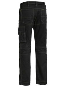 Bisley X Airflow™  Ripstop Engineered Cargo Work Pant-87R-BLACK