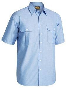 Bisley Mens Oxford S/S Shirt