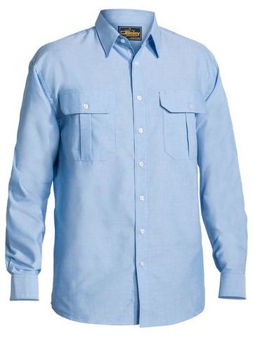 Bisley Mens Oxford L/S Shirt