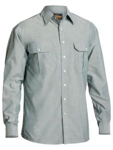 Bisley Mens Oxford L/S Shirt