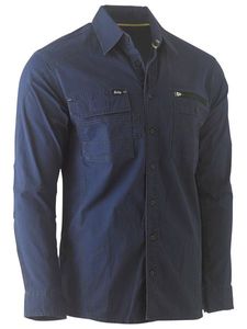 Bisley Flex & Move™ Utility Work Shirt - Long Slee-L  -ST