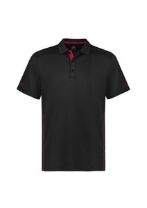 Balance Mens Polo                  -XL -GREY/CYAN