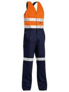 BISLEY TAPED HI VIS ACTION BACK OVE-102R-ORANGE/NAVY