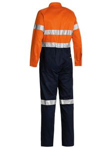 Bisley Taped Lightweight Drill Cove-117R-ORANGE/NAVY