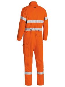 BISLEY TENCATE TECASAFE® PLUS TAPED HI VIS FR ENGINEERED -102R-ORANGE