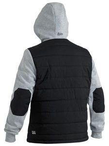 Bisley Contrast Puffer hoodie