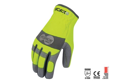 Force360 WORX5 Original Fast Fit Mechanics Glove-L