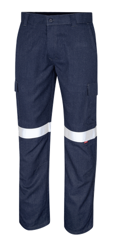 BOOL FR CARGO PANT HRC2 WITH BIOMOTION LOXY FR TAPE-102R-NAVY