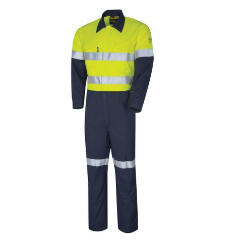 BOOL FLAME RETARDANT COVERALL TWO TONED WITH FR TAPED HRC2