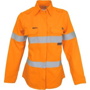 WORKIT  FLAREX PPE2 WOMENS FR INHERENT 197GSM TAPED SHIRT