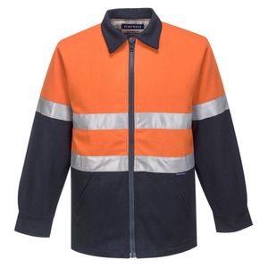 Portwest Hi-Vis Wool Blend Bluey Jacket Taped