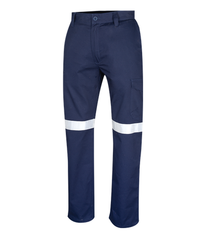 TRU Midweight Drill Trouser with TRu Vis Tape-72R-NAVY