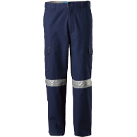 TRU Trousers 270gsm Cotton Canvas Cargo with 3M Re-122S-NAVY