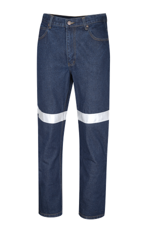 TRU JEANS REGULAR FIT DENIM WITH 3M TAPE-102R-DENIM