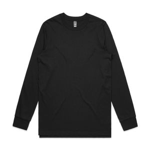 MENS BASE L/S TEE                                 -2XL -BLACK