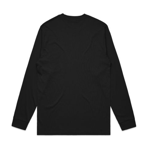 MENS GENERAL L/S TEE                              -L   -BLACK