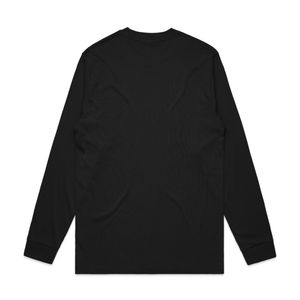 MENS GENERAL L/S TEE                              -L   -BLACK