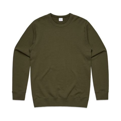 MENS PREMIUM CREW                                 -S   -ARMY GREEN