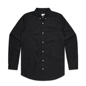 Mens Oxford  Shirt                                -L  -BLACK