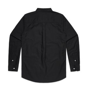 Mens Oxford  Shirt                                -L  -BLACK