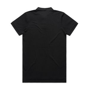 MENS PIQUE POLO                                   -L  -BLACK