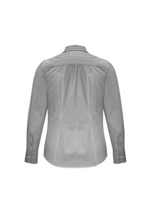 Ladies Euro Long Sleeve Shirt                     -10 -BLACK