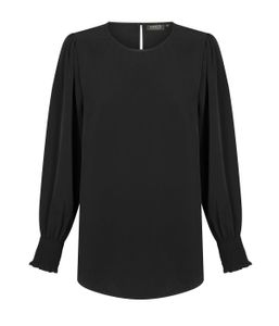 Ladies Freya Shirred Cuff Soft Top