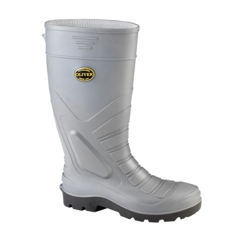 Olivers PVC Safety Waterproof Gumboot Metprotect  -10  -Grey