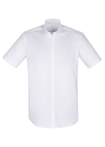 CAMDEN MENS SHORT SLEEVE SHIRT                    -L  -WHITE