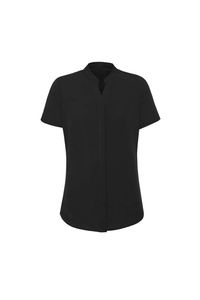 LADIES JULIETTE S/S BLOUSE-14  -BLACK