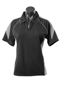 Premier Ladies Polo                -10 -BLACK/ASHE