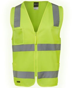 JB'S HV ZIP SAFETY VEST