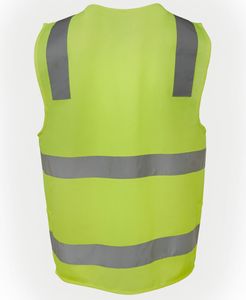 JB's HV (D+N) ZIP SAFETY VEST-2XL-LIME