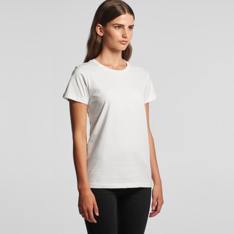 LADIES MAPLE TEE         -S   -BLACK