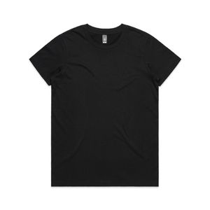 LADIES MAPLE TEE         -S   -BLACK