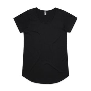 LADIES MALI TEE          -2XL -BLACK