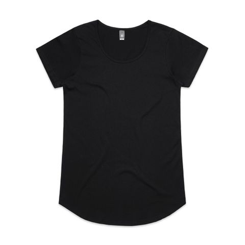 LADIES MALI TEE          -2XL -BLACK