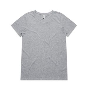 LADIES SHALLOW SCOOP TEE -S   -NAVY