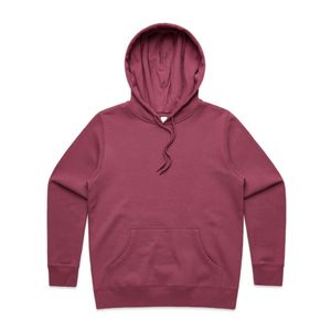 WOMENS STENCIL HOOD                               -M   -BERRY